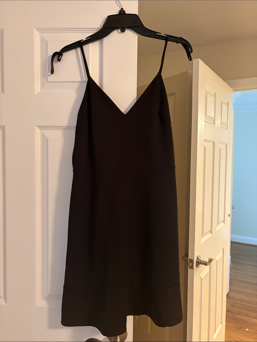 Express Black Spaghetti Strap Mini Dress